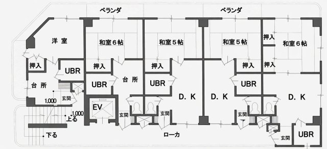 ベルメゾンヤスダの間取り