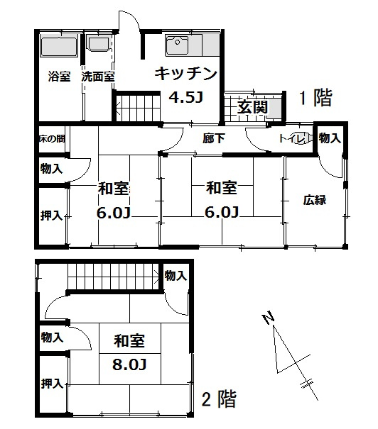 野田市岩名　中古戸建て