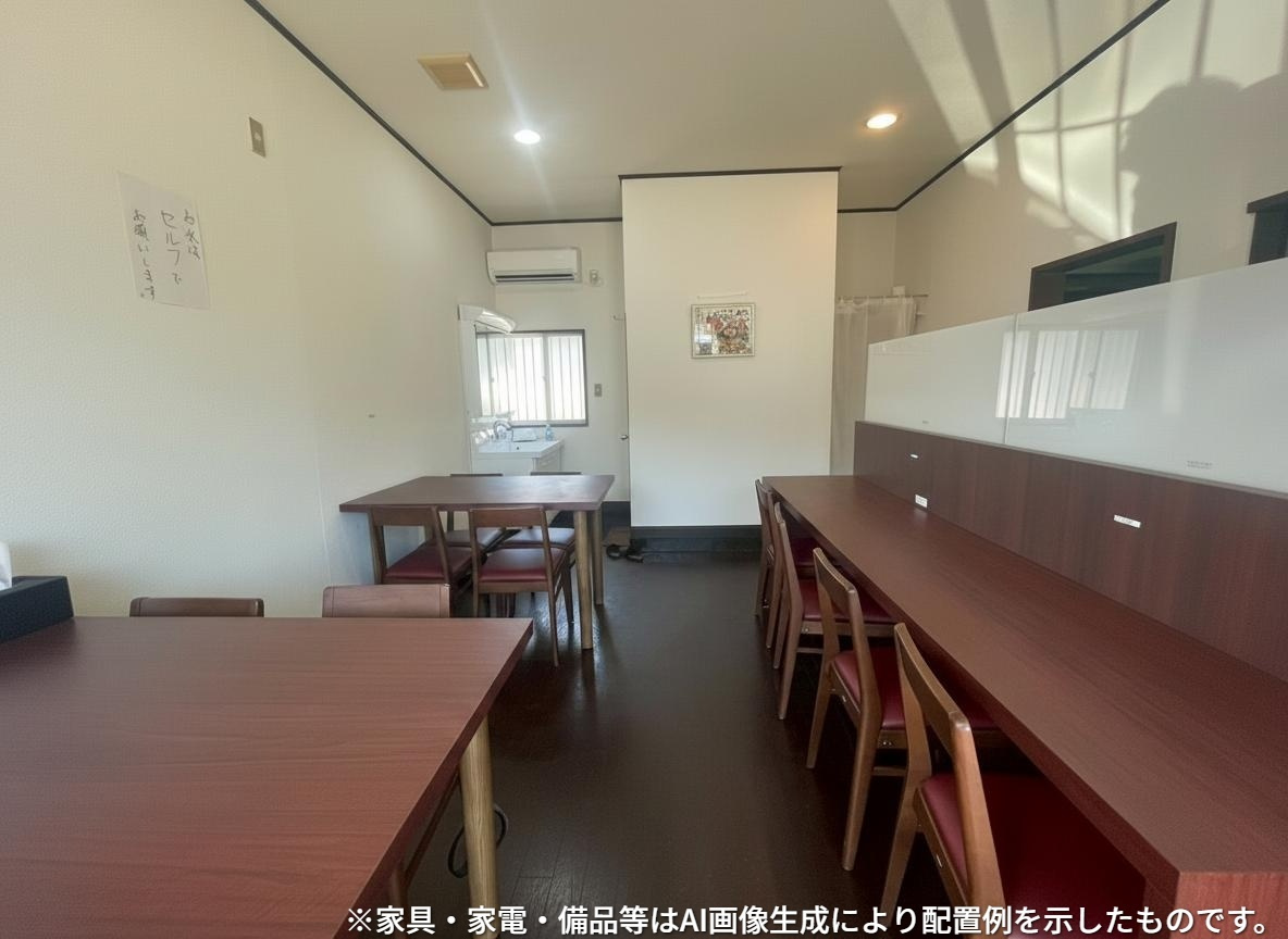 勝浦市上植野　中古店舗居宅の内装