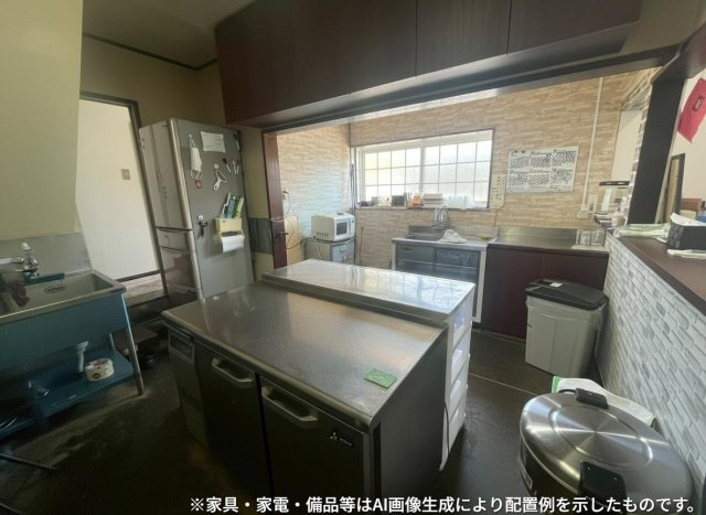 勝浦市上植野　中古店舗居宅のキッチン