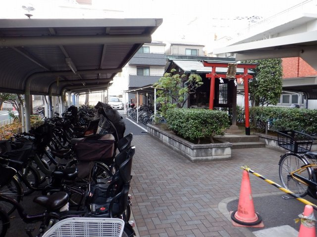 トーカンマンション大島C棟の駐輪場