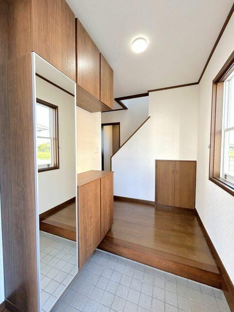 宇都宮市宝木本町　3ＬＤＫ　中古住宅の玄関