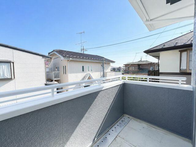 宇都宮市宝木本町　3ＬＤＫ　中古住宅のバルコニー