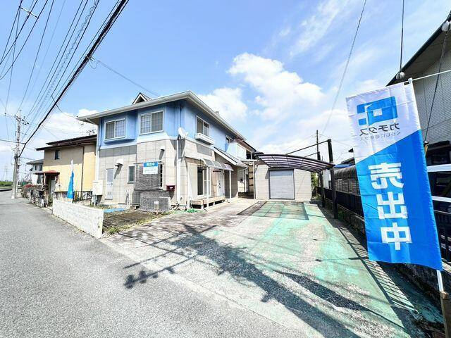 宇都宮市針ケ谷１丁目　3ＬＤＫ　中古住宅の前面道路含む現地写真