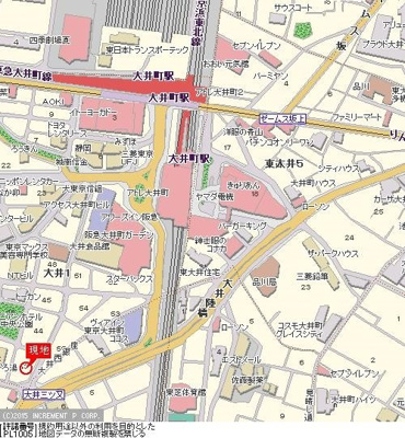 【地図】 | パークウェル大井町