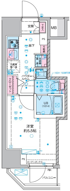 GENOVIA西千葉Ⅱの間取り