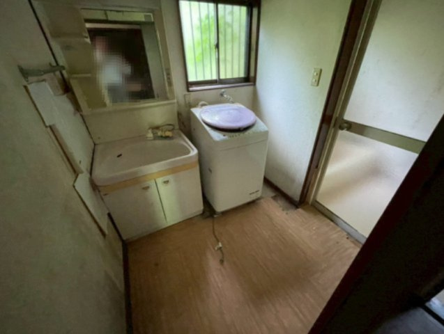 那須塩原市三区町　中古戸建の脱衣所