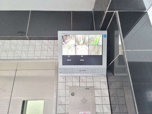 ALLEYⅡのロビー|防犯カメラ付きで安心☆