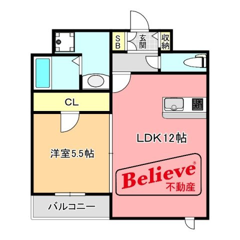 ALLEYⅡの間取り|使い勝手の良い間取りです♪