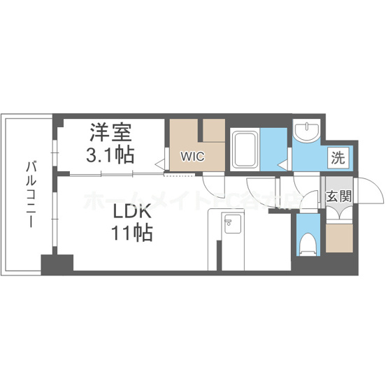 【間取り】 | リヴェント福島野田