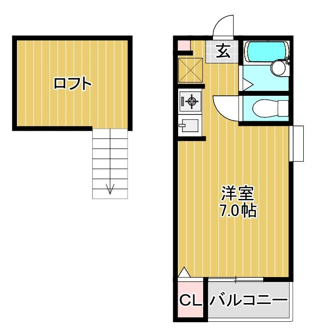 サンフラワー博多駅南の間取り