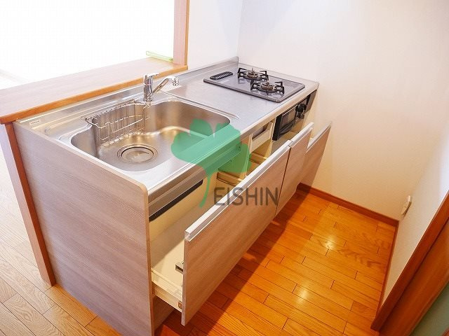 第34川崎ビルのキッチン|シンプルな清潔感のあるキッチンです！