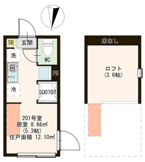 【間取り】 | アルブル小岩