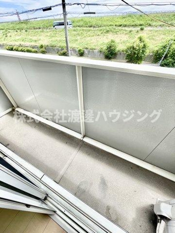 クローバーハイツのバルコニー