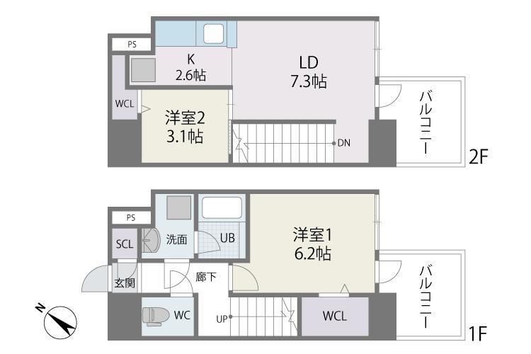 MODERN PALAZZO博多駅南AXIAの間取り