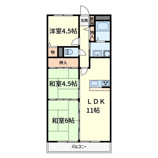 【間取り】 | カサエステ壱番館