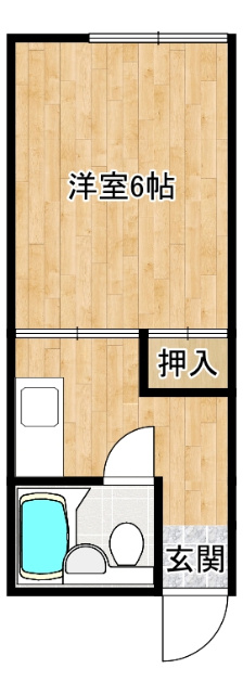 松川ハイツの間取り