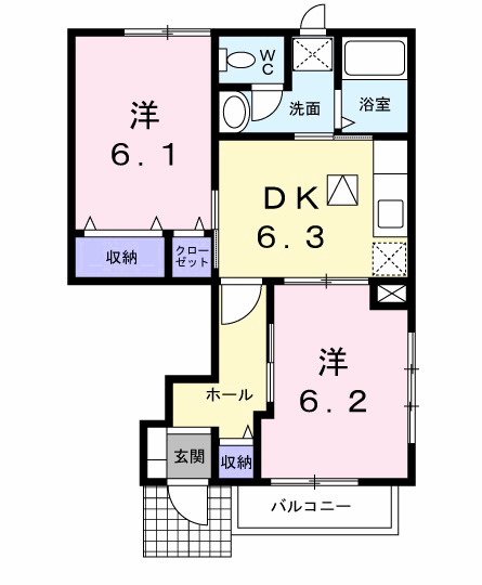エクセレント・Ａの間取り