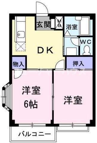 アパート光陽の間取り