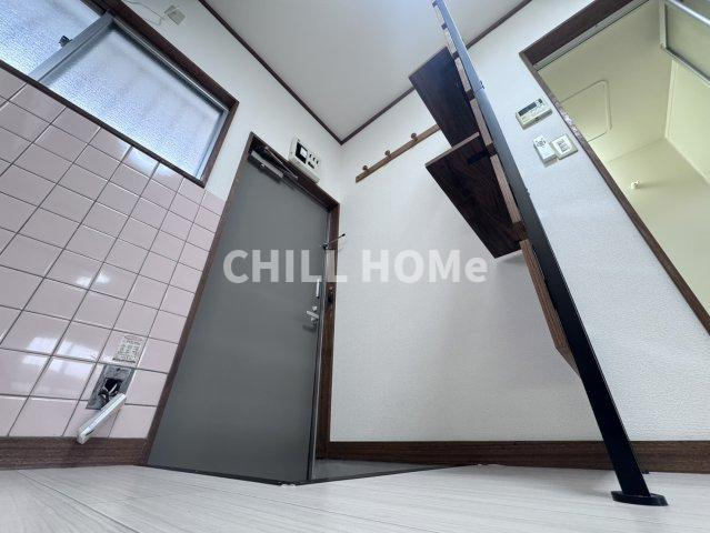 第二サンライフ大嶋の玄関|当社、チルホームのHPもご覧ください(^^)/物件情報多数♪