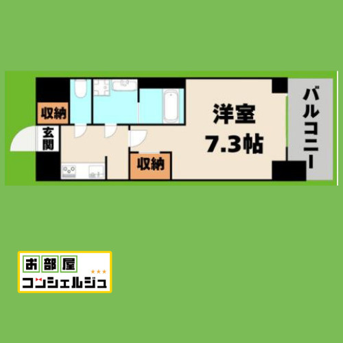 S-RESIDENCE東海通の間取り