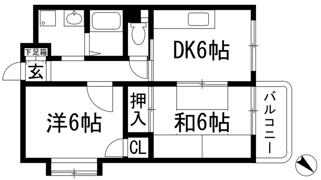 【間取り】 | エミネンス宝塚