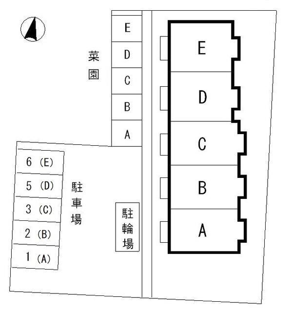 ヴィラージュＫ・Ｙの区画図
