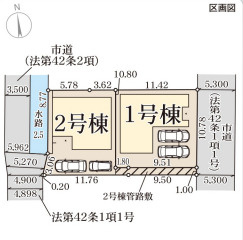 リーブルガーデン大和郡山市小泉町24期の区画図