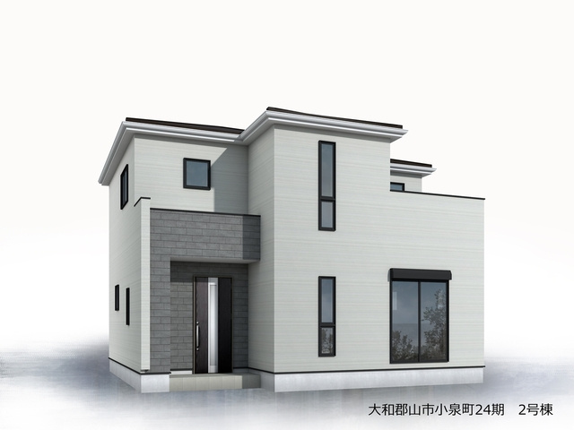 リーブルガーデン大和郡山市小泉町24期の外観パース