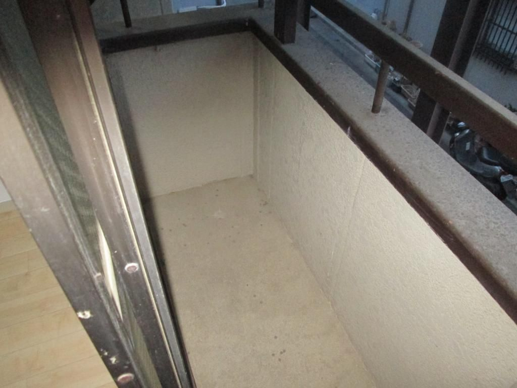 サトオカマンションのバルコニー|陽当たり良好なバルコニーです