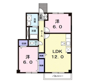 【間取り】 | サンパティーク　Ａ棟