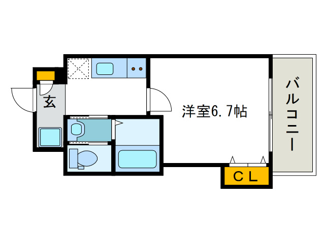 Luxeドーム前Ⅰの間取り