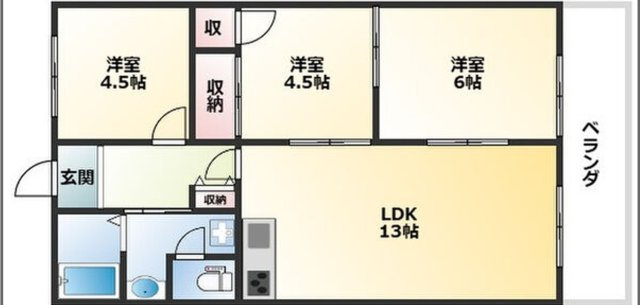 グランレナジア姫路の間取り