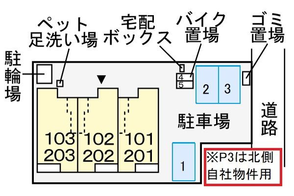 メイ・ガーデンの区画図