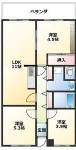 グランレナジア姫路の間取り