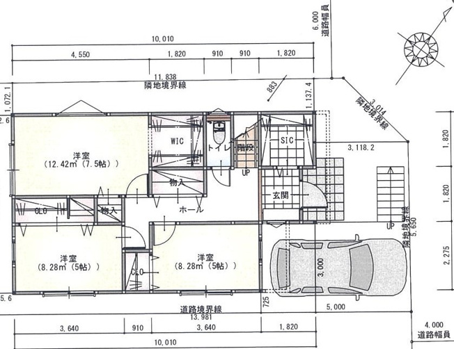 【参考プラン】 | 土地 建築条件無し　京王高尾線 めじろ台駅 山田駅 山田町 | １F　54.24㎡