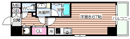 【間取り】 | JMFレジデンス大阪福島