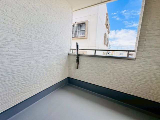 ■■うるま市前原-6号棟（全10棟）のバルコニー|落ち着いた時間を過ごせるバルコニーです