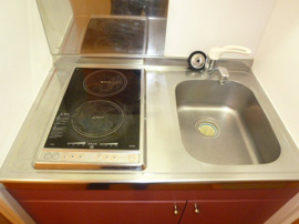 2口電気コンロ