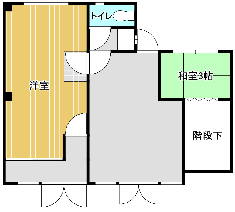 中央町貸店舗2の間取り