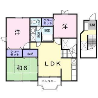 【間取り】 | ヴィアーレ２