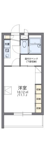 レオパレスアステラスの間取り