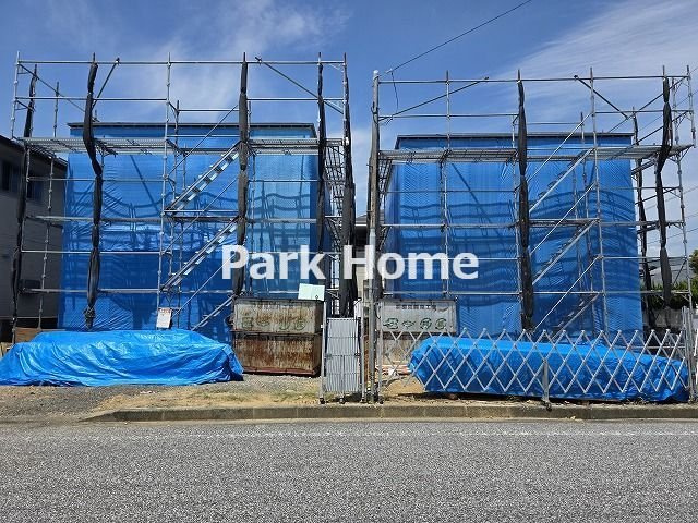高知市瀬戸東町3丁目 ① 新築戸建ての外観|2026.7月：建築中（２区画全体）