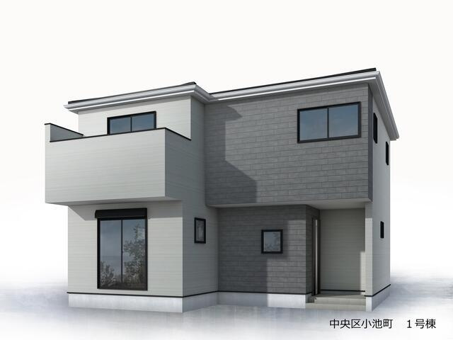 浜松市中央区小池町の新築一戸建|完成予想図（外観） 