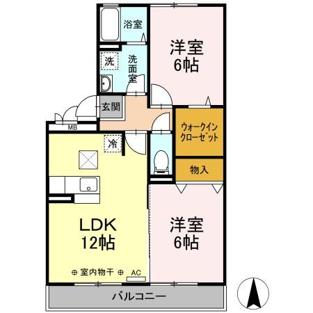 Ｙ'Ｓ レジデンスの間取り
