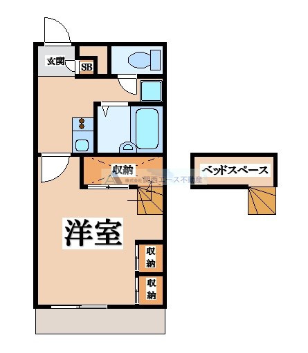 【間取り】 | レオパレス旭町
