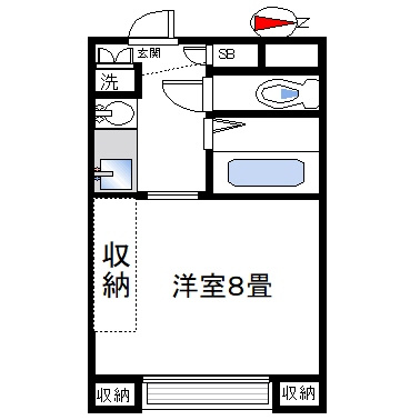 K2フラットの間取り