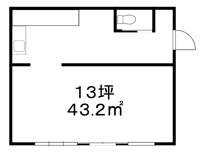 紅梅テナントビルの間取り