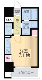 レジデンス本町の間取り