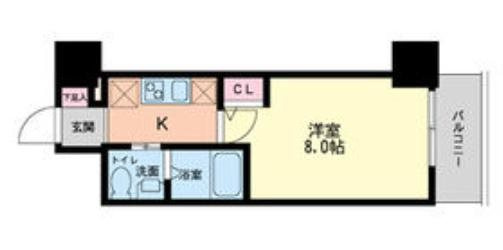 セレニテ本町グランデの間取り